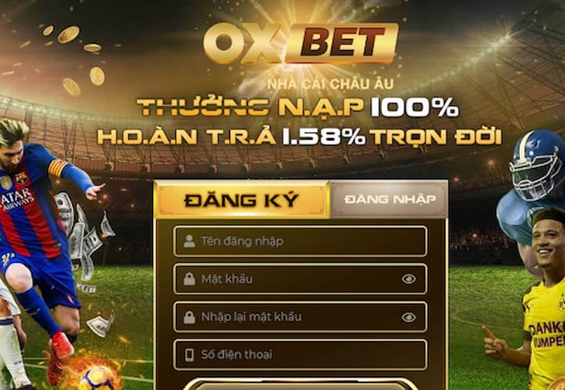 Khuyến mãi OXBET - Thông tin tổng quan và lưu ý khi tham gia 3 Khuyến Mãi Oxbet Hoàn Tiền Lên Đến 1,58%
