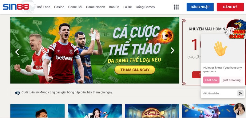 Sin88 - Đôi nét về nhà cái và sức hấp dẫn không thể chối từ 2 Giao Diện Chỉn Chu Của Nhà Cái Sin88