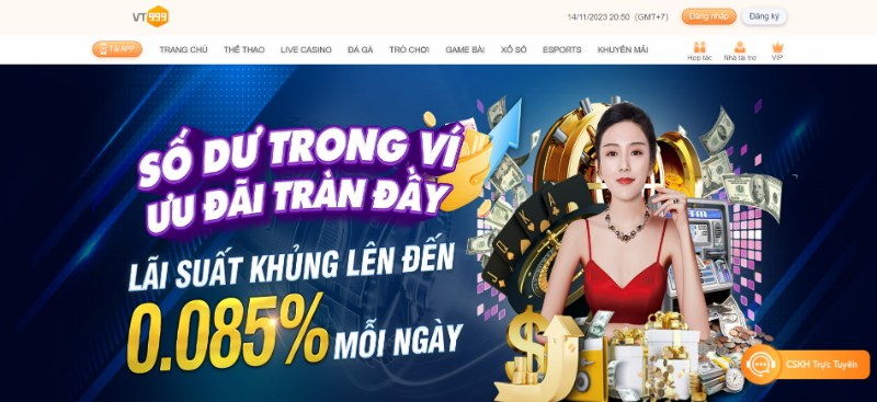 Khuyến mãi VT999 cực hấp dẫn với giá trị lớn cho hội viên 7 Khuyến Mãi Vt999 Tính Lãi Suất Số Dư Ví Chính