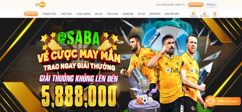 Khuyến mãi VT999 cực hấp dẫn với giá trị lớn cho hội viên 8 Ưu Đãi Saba Tặng Cho Hội Viên Vé Cược May Mắn
