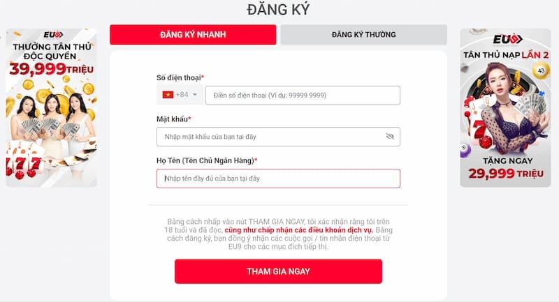 EU9 - Nhà cái uy tín, link vào uy tín 2024 an toàn nhất 6 Cách Tạo Tài Khoản