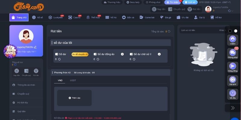 88M - Nhà Cái Cá Cược Đẳng Cấp Nhất 2026 5 Hướng Dẫn Rút Thưởng Tại 88M
