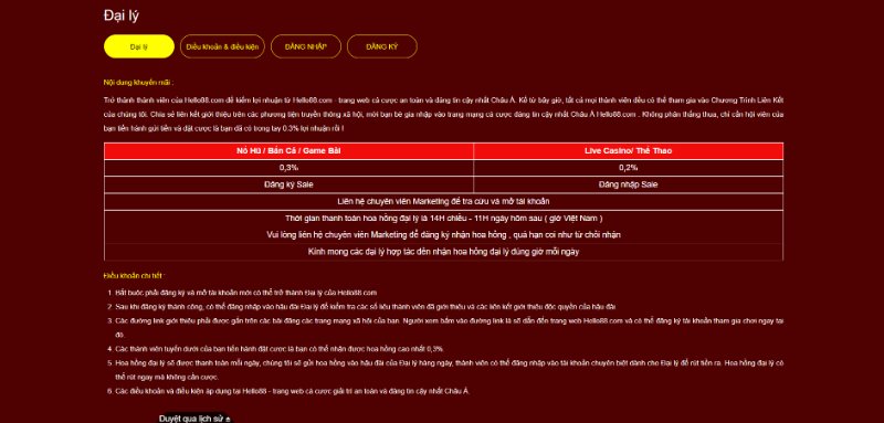 HELLO88 - Sân chơi cá cược chất lượng & uy tín nhất 6 Hello88 Có Cung Cấp Đại Lý Không?
